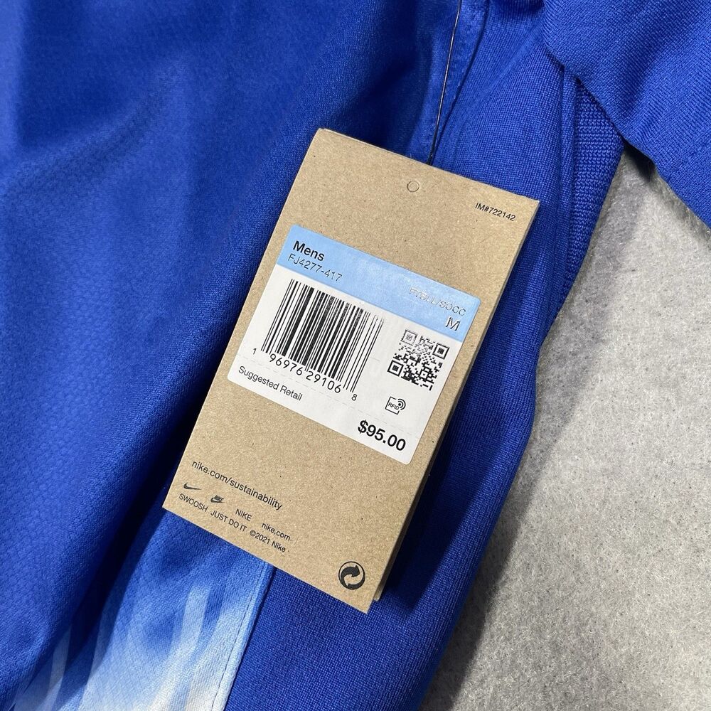 Team USA Soccer Jersey Mens Medium Royal Blue Nike USMNT Match Away Kit 2024 - Picture 6 of 10